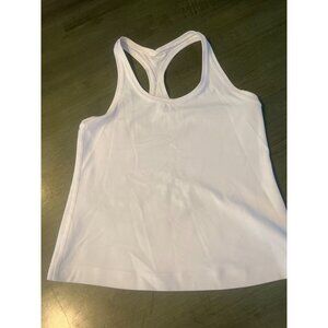 Lululemon White Racerback Tank Top Women’s Lightweight Activewear